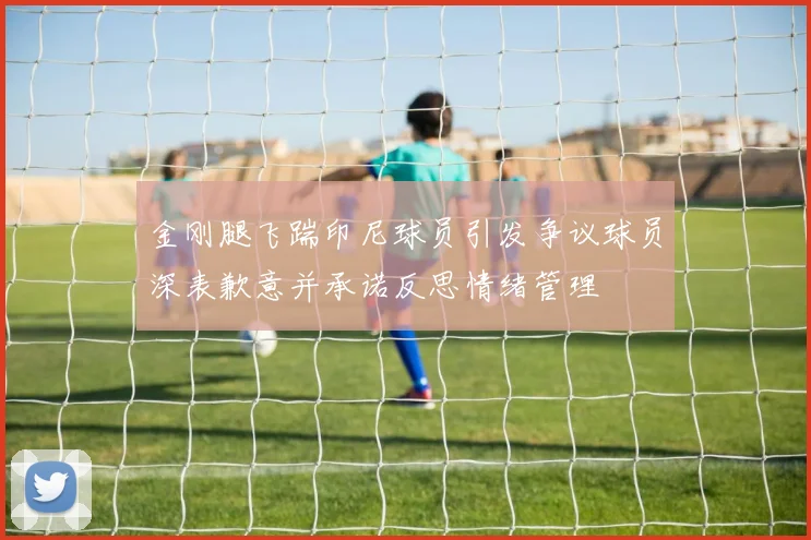 金刚腿飞踹印尼球员引发争议球员深表歉意并承诺反思情绪管理